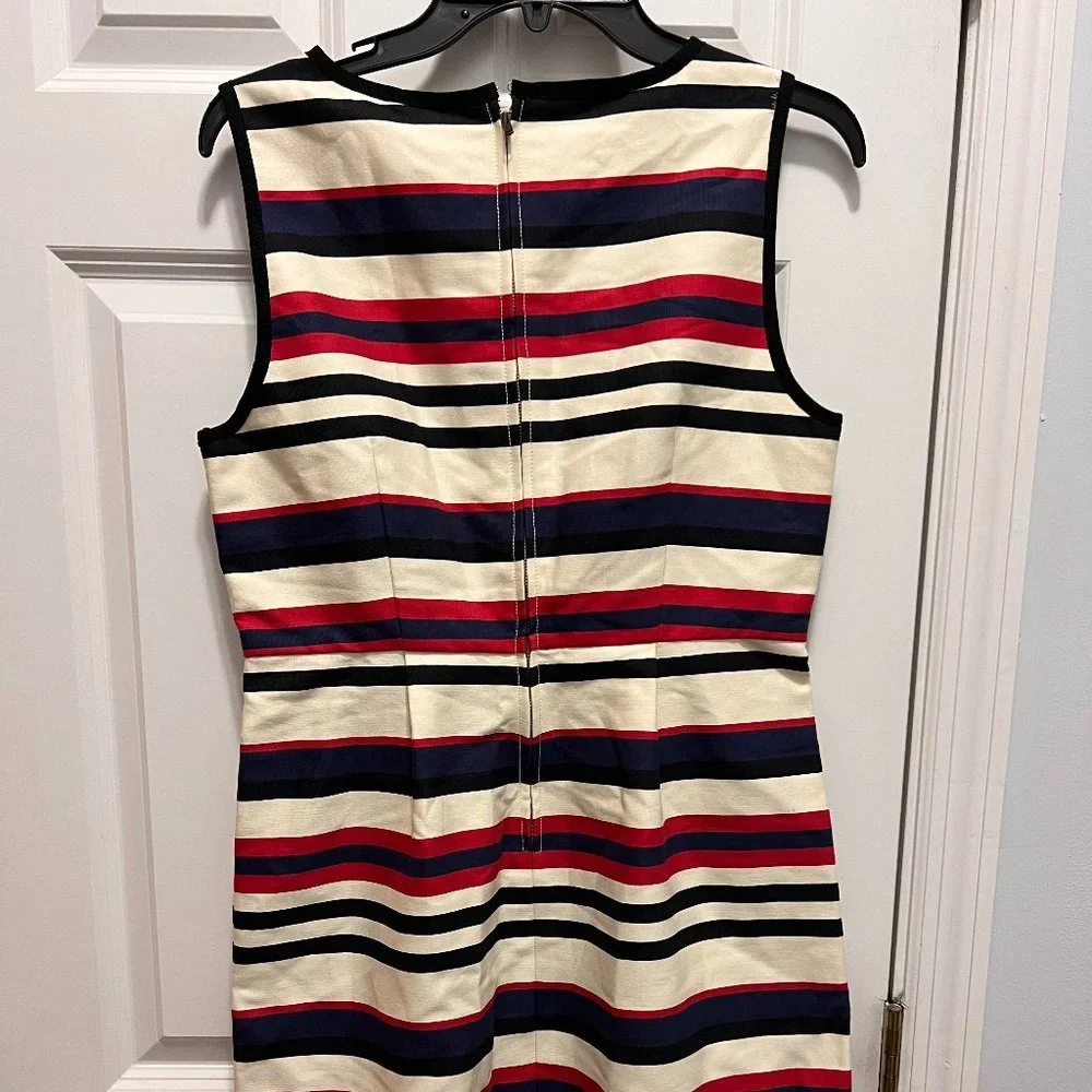 j.crew NWT size 8 multicolored striped cotton  dress